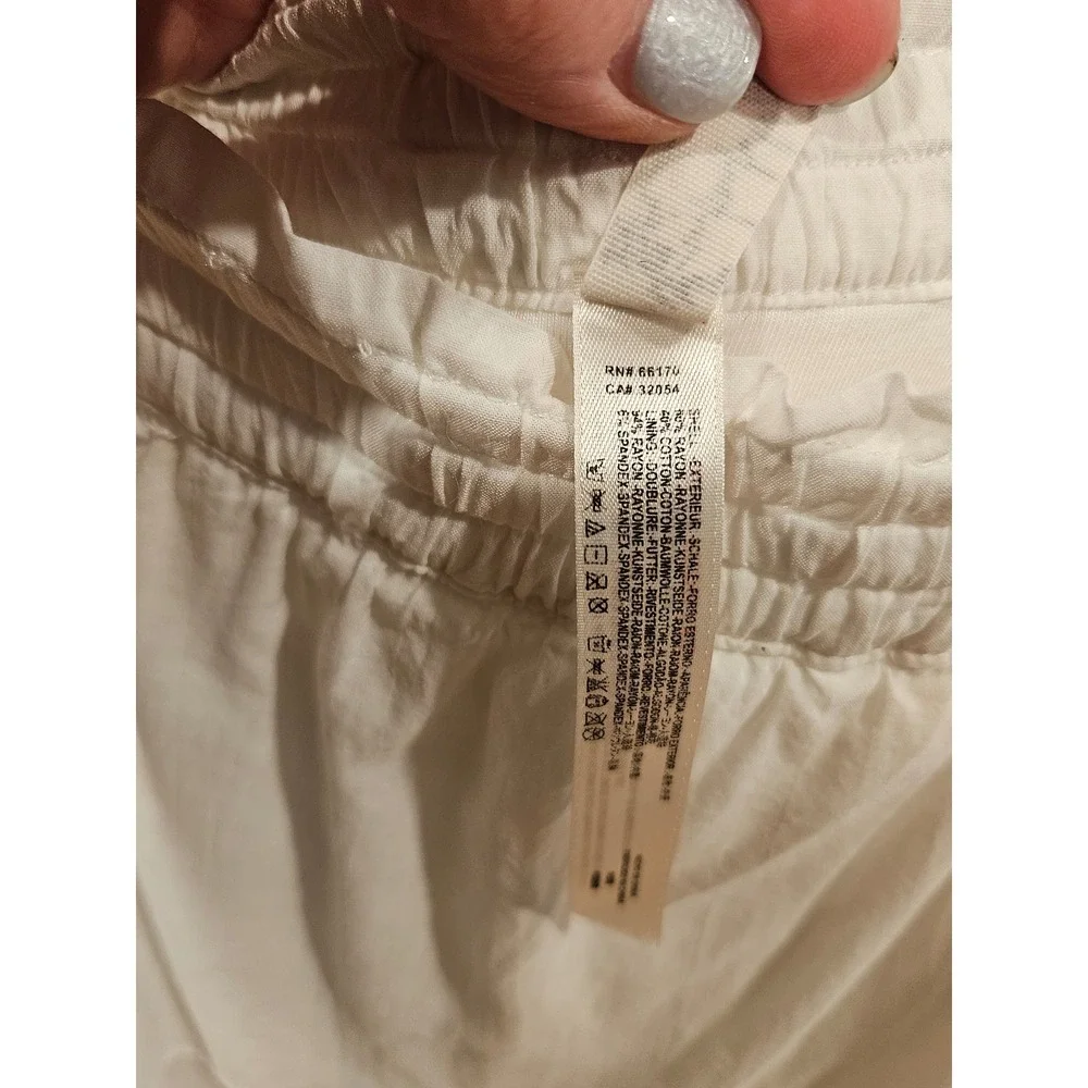 Free People No Lies White Tiered Ruffle Tassel Tie Bodysuit Small OB654868 - Picture 5 of 5